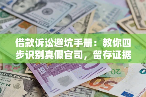 北京借款诉讼避坑手册：教你四步识别真假官司，留存证据不踩雷