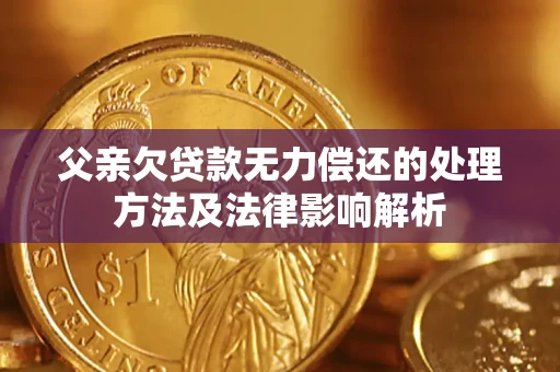 北京父亲欠贷款无力偿还的处理方法及法律影响解析