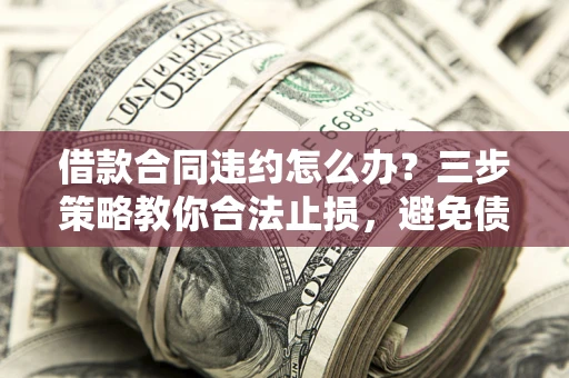 北京借款合同违约怎么办？三步策略教你合法止损，避免债务危机升级
