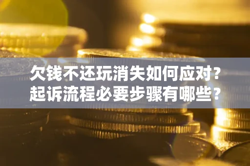 北京欠钱不还玩消失如何应对？起诉流程必要步骤有哪些？